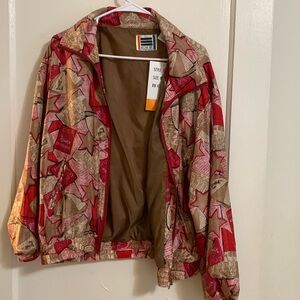 Div Rousso vintage Golf jacket . New with tags, zippers perfectly